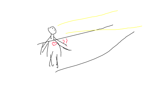 你的心里好想（）（），如果向前看